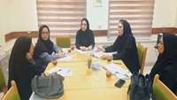 جلسه بررسی چک لیست ارزیابی استاندارد های کتابخانه بیمارستانی برگزار شد.